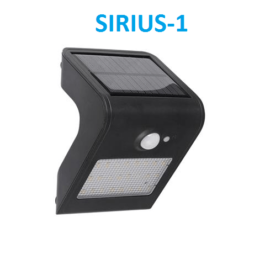 Світильник фасадний на сонячній батареї Horoz Sirius-1  1 Вт 140 Лм