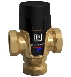 Змішувальний клапан LK 551 Hydromix 1/2″ 25°С – 45°С для ГВП та теплої підлоги
